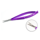 Federkosmetikschere PLATINUM violett