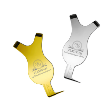 Metalowy aplikator grzebyk do laminacji PLATINUM zЕ‚oty