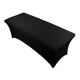 Cosmetic Bed Sheet PLATINUM with Elastic Band and Leg Cutout 60 cm black
