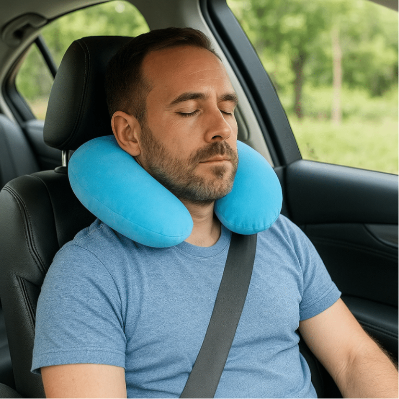 РџРѕРґСѓС€РєР°-СЂРѕРіР°Р»РёРє РґР»СЏ С€РµРё Memory Foam PLATINUM вЂ“ CРµСЂР°СЏ