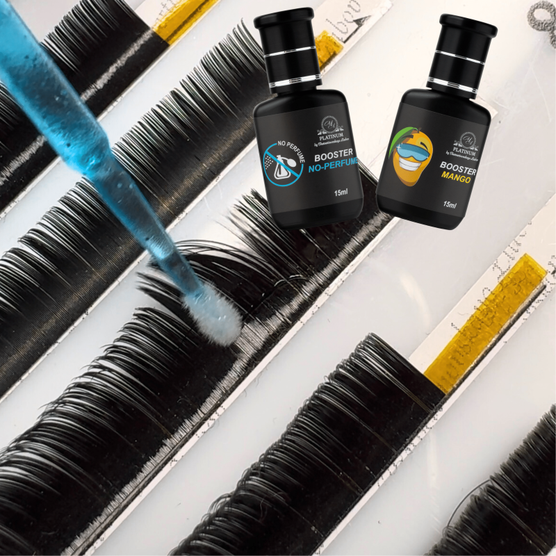 Booster-Przyspieszacz kleju do przedЕ‚uЕјania rzД™s bez zapachu PLATINUM 15 ml