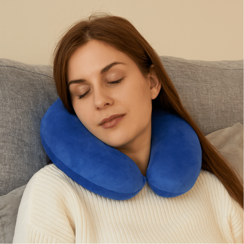 РџРѕРґСѓС€РєР°-СЂРѕРіР°Р»РёРє РґР»СЏ С€РµРё Memory Foam PLATINUM вЂ“ CРµСЂР°СЏ