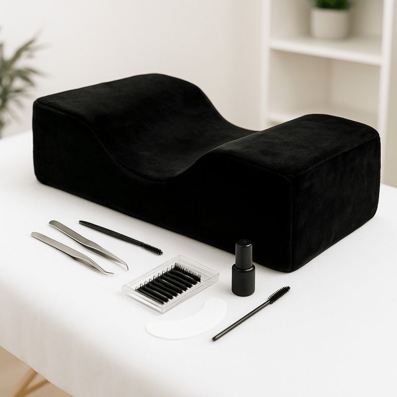 Kosmetisches Kissen fГјr WimpernverlГ¤ngerung PLATINUM вЂ“ Schwarz