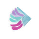 Reusable Silicone Under Eye Pads PLATINUM for Lash Lamination and Extensions вЂ“ 1 Pair violet