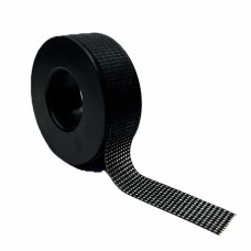 TaЕ›ma do przedЕ‚uЕјania rzД™s perforowana czarna papierowo-Ејelowa PLATINUM