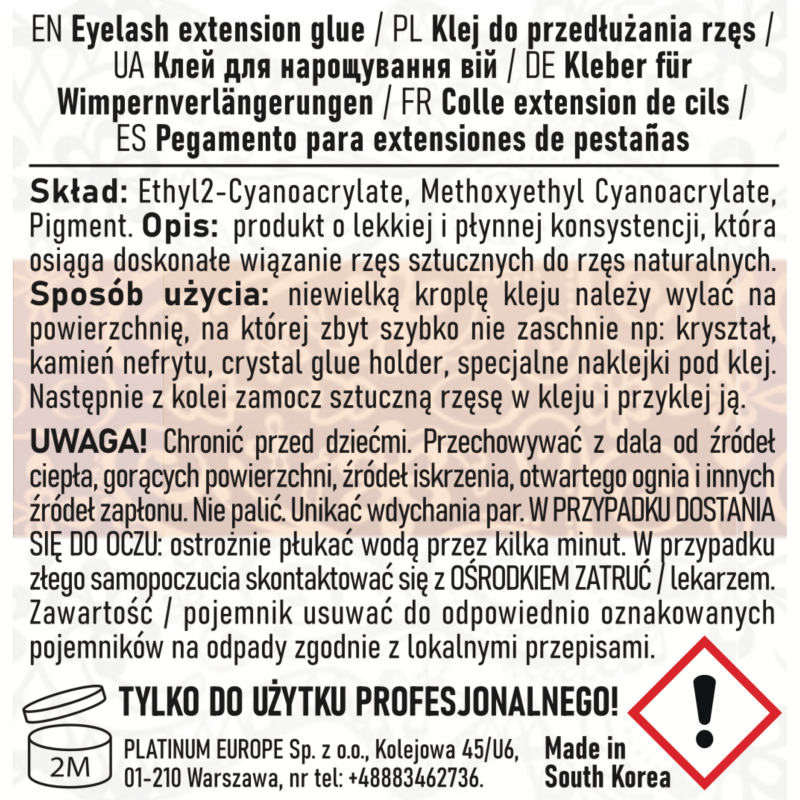 WimpernverlГ¤ngerungskleber Sunrise 5 ml PLATINUM