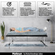 Anatomic Cosmetic Mattress with Memory Foam PLATINUM pink + silicone cover FREE - for legs or head
