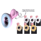 Makroobjektiv mit LED-Licht PLATINUM rosa