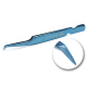 Tweezers for Eyelash Extensions  ET 45 Plasma blue PLATINUM