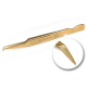 Tweezers for Eyelash Extensions  ET 45 Plasma blue PLATINUM