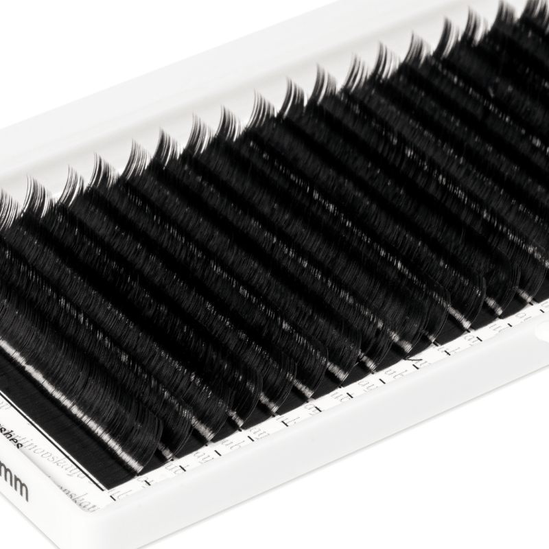 Eyelash Extensions Black PLATINUM 20 lines РЎurl L 0.07 7-12mm
