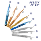 Tweezers for Eyelash Extensions  ET 45 Plasma blue PLATINUM