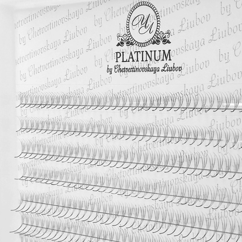 Fertige WimpernbГјschel PLATINUM 3D 0,07 Schwung C 7вЂ“14 mm