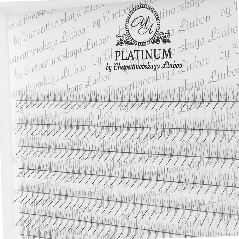 Fertige WimpernbГјschel PLATINUM 3D 0,07 Schwung C 7вЂ“14 mm