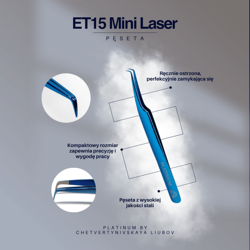 PД™seta do przedЕ‚uЕјania rzД™s ET 15 Mini Blue Laser PLATINUM