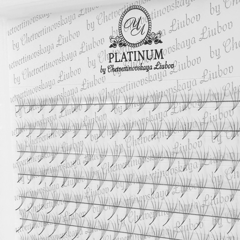 Ready Fan Eyelash Clusters PLATINUM 4D 0.07 Curl D 7вЂ“14 mm