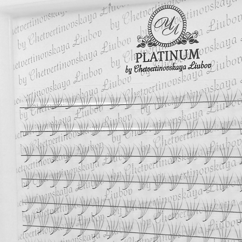 Ready Fan Eyelash Clusters PLATINUM 4D 0.07 Curl D 7вЂ“14 mm