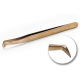 Tweezers for Eyelash Extensions VT 25 Plasma rose gold PLATINUM