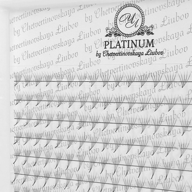 Ready Fan Eyelash Clusters PLATINUM 5D 0.07 Curl D 7вЂ“14 mm