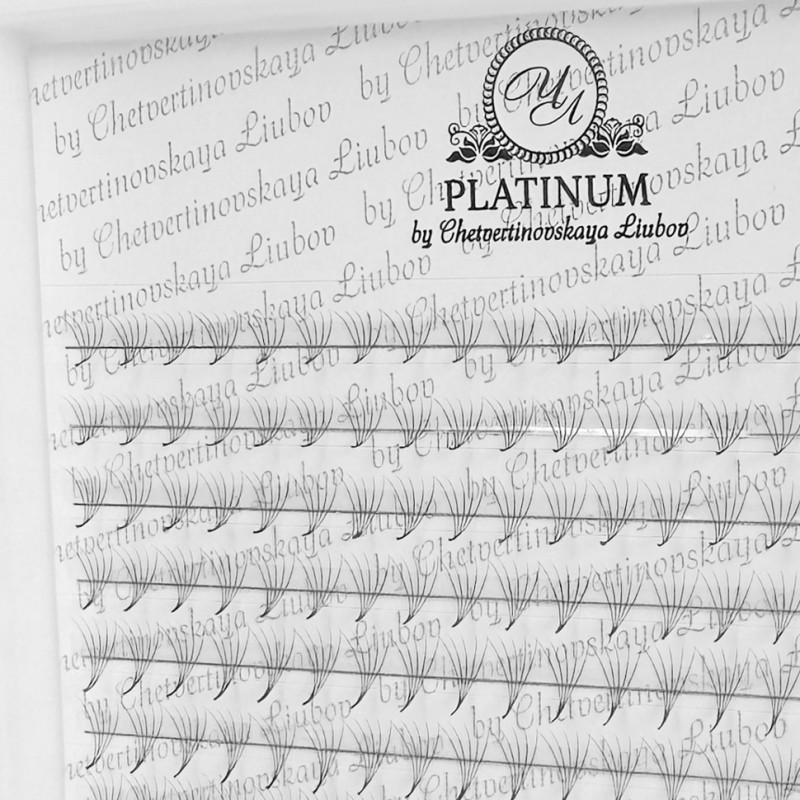 Ready Fan Eyelash Clusters PLATINUM 5D 0.07 Curl D 7вЂ“14 mm