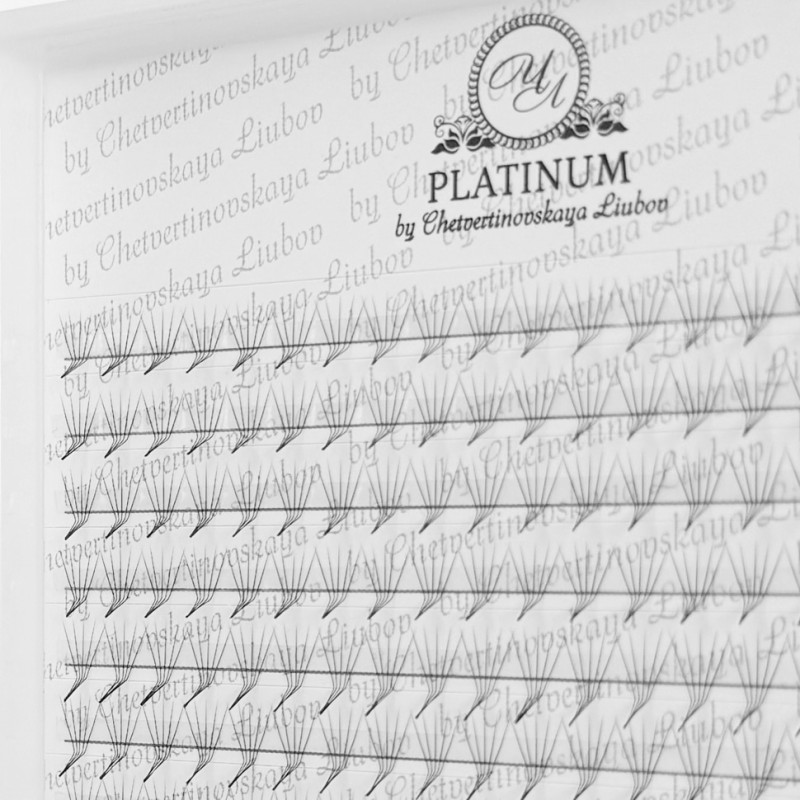 Ready Fan Eyelash Clusters PLATINUM 5D 0.07 Curl D 7вЂ“14 mm
