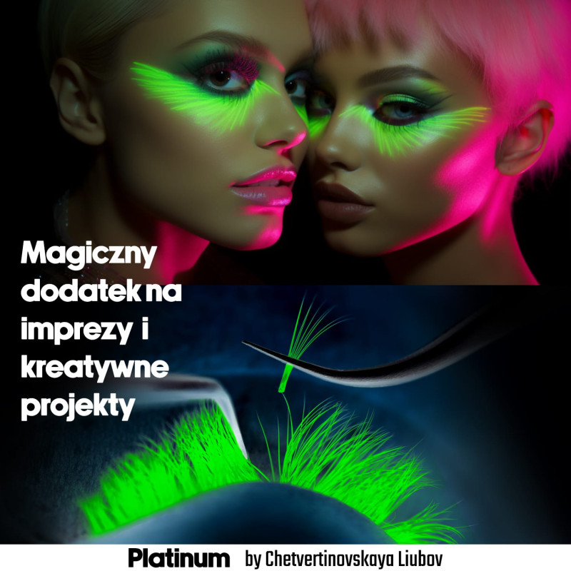 RzД™sy do PrzedЕ‚uЕјania Kolorowe NEON MIX (PomaraЕ„czowy/Zielony/Fioletowy) PLATINUM SkrД™t CC 0.07 8вЂ“13mm