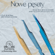 Tweezers for Eyelash Extensions  ET 45 Plasma blue PLATINUM