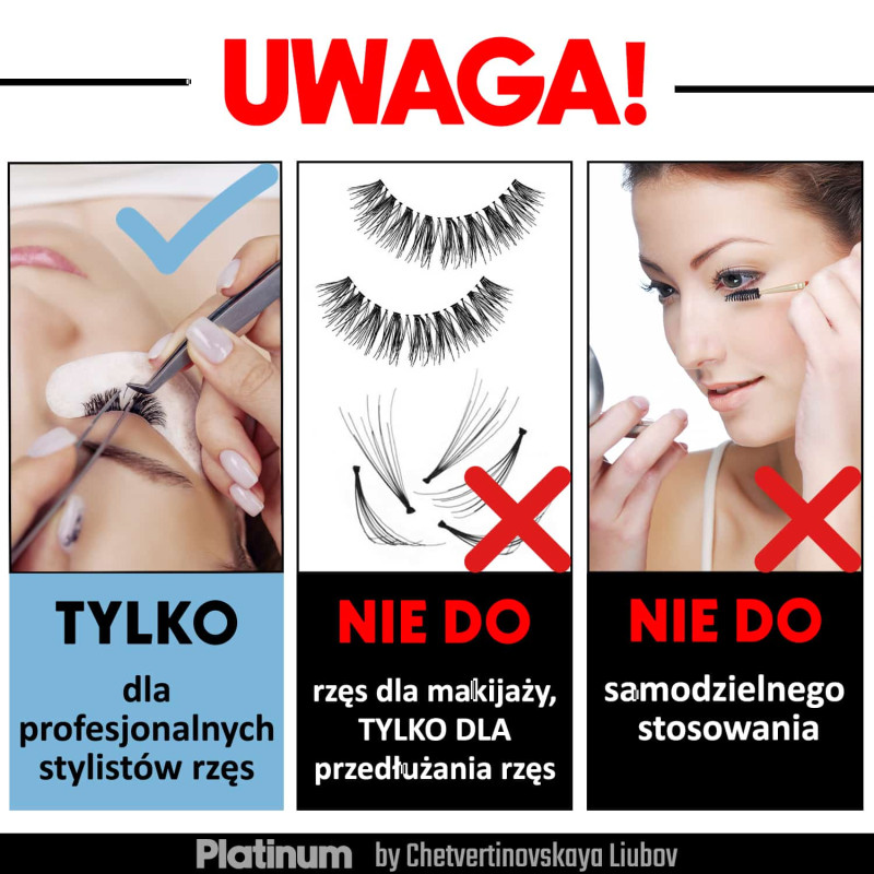 Klej do przedЕ‚uЕјania rzД™s Magic 5 ml PLATINUM