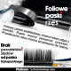 RzД™sy do PrzedЕ‚uЕјania Czarne PLATINUM 20 PaskГіw SkrД™t C 0.07 7-12mm