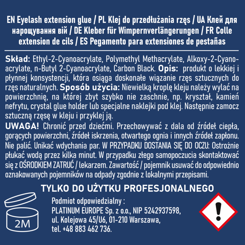 Klej do PrzedЕ‚uЕјania RzД™s Dream 5 ml Platinum