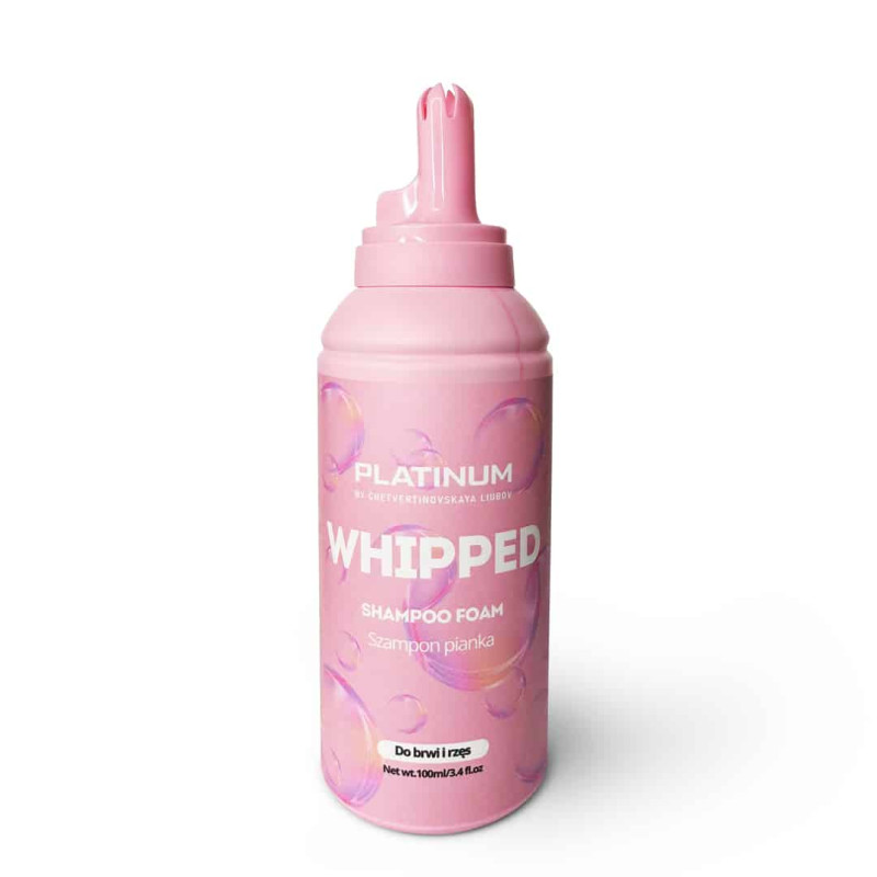 Szampon Piankowy PLATINUM WHIPPED do brwi i rzД™s (100 ml)