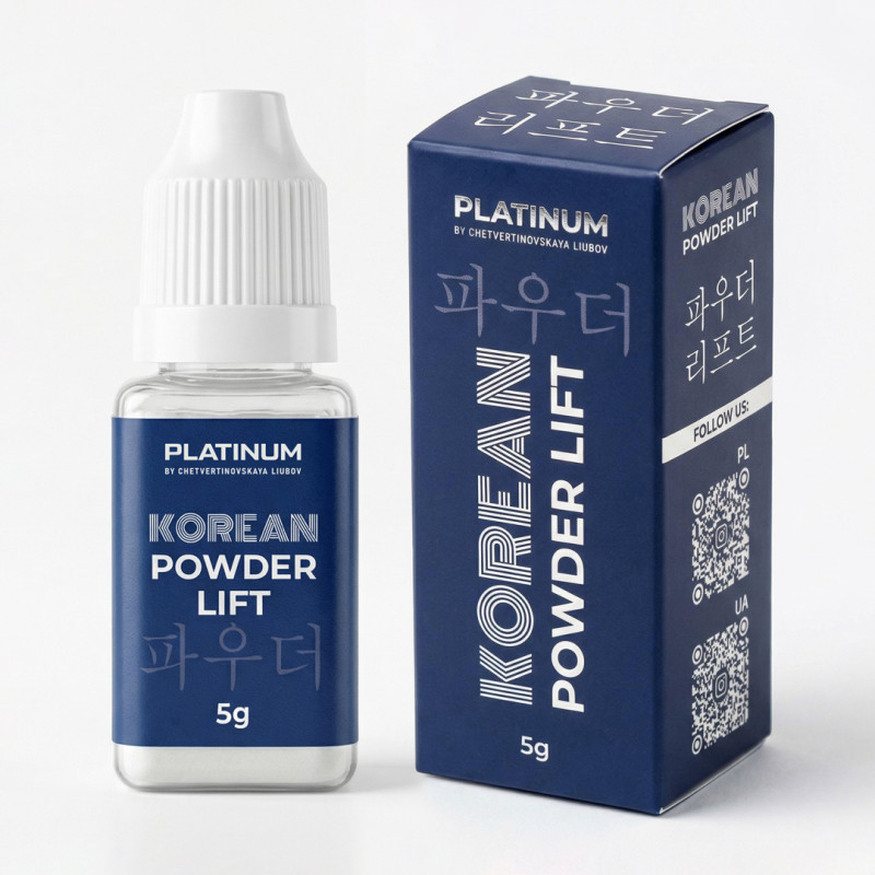 Korean Powder Lift PLATINUM вЂ” innowacyjny puder do koreaЕ„skiej laminacji rzД™s, 5 g