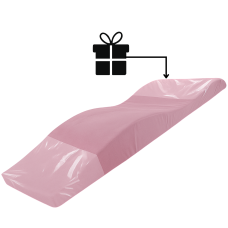 Materac anatomiczny kosmetyczny Memory Foam PLATINUM rГіЕјowy + silikonowy pokrowiec GRATIS - na nogi lub na gЕ‚owД™