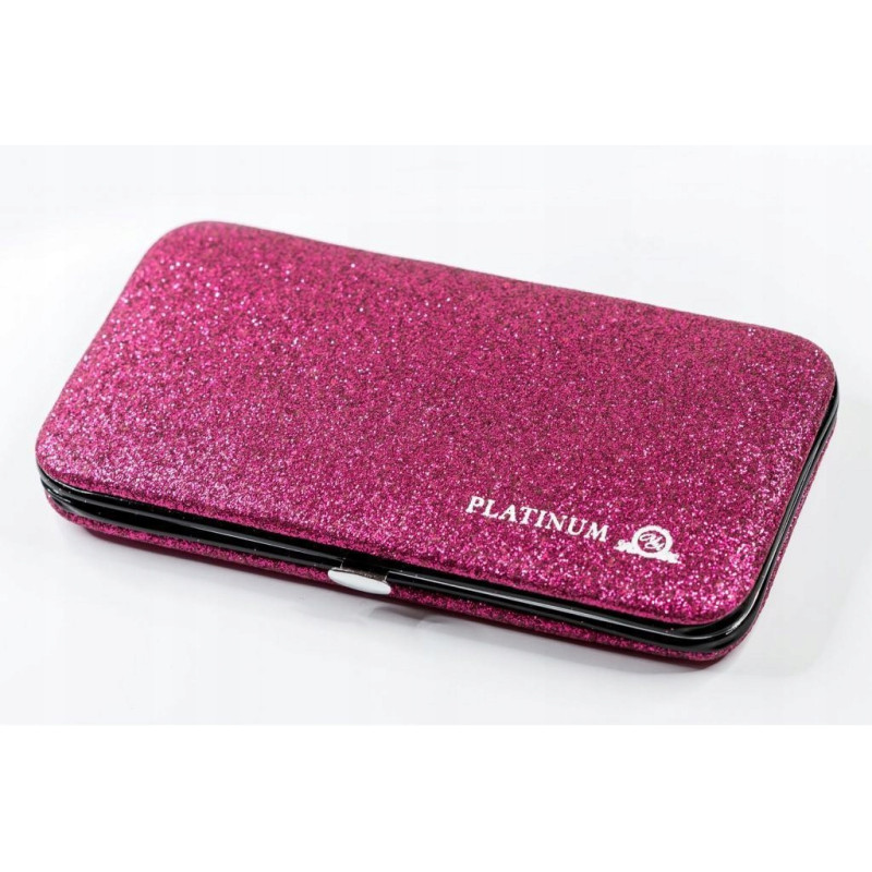 Etui na 6 pД™set (cekiny) PLATINUM czarny