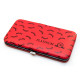 Etui fГјr 6 Pinzetten (Lash) PLATINUM rot
