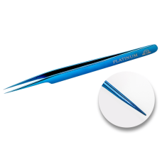 Pinzette fГјr Wimpernseparation blau PLATINUM