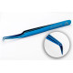Tweezers for Eyelash Extensions ET 15 Mini blue PLATINUM